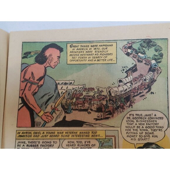 50s BF Goodrich Advertising Promotion Comic Book Johnson Makes The Team Vintage - Picture 9 of 10